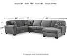 Birkdale Court Sectional with Chaise
