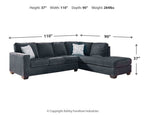 Altari Sleeper Sectional with Chaise