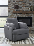 Alainmont Next-Gen Nuvella Swivel Power Recliner