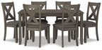 Caitbrook Dining Table and Chairs (Set of 7)