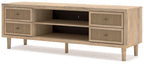 Cielden XL TV Stand w/ Fireplace Option