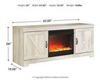 Bellaby 63 TV Stand with Fireplace