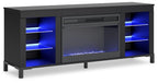 Cayberry 60 TV Stand with Electric Fireplace