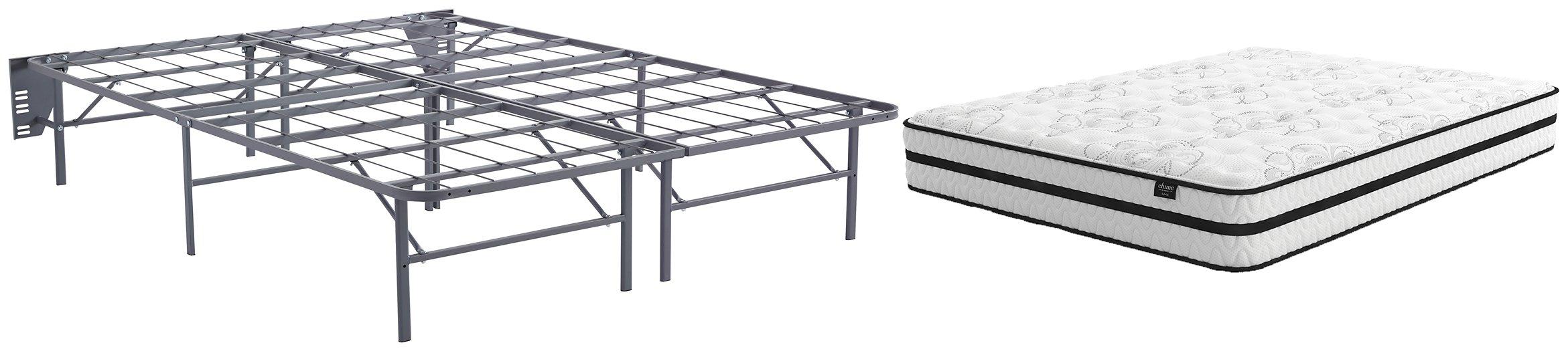 Chime 10 Inch Hybrid 2-Piece Mattress Package