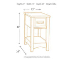 Breegin Chairside End Table