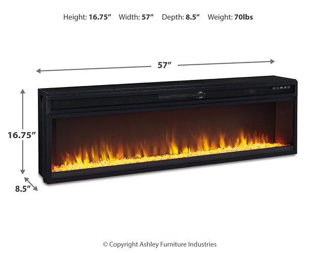 Camdill 80 TV Stand with Electric Fireplace
