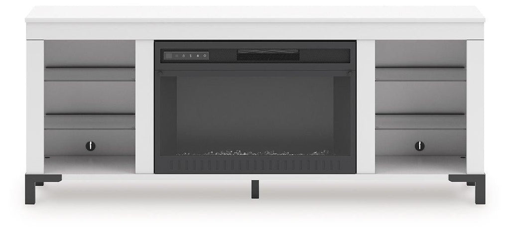Brollevi 60 TV Stand with Electric Fireplace