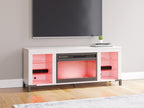 Brollevi 60 TV Stand with Electric Fireplace