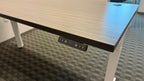 Adjustable L-Shaped Think Desk with Modesty Panel