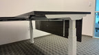 Adjustable L-Shaped Think Desk with Modesty Panel