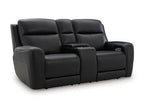 5Z-Comfort Power Reclining Loveseat with Console