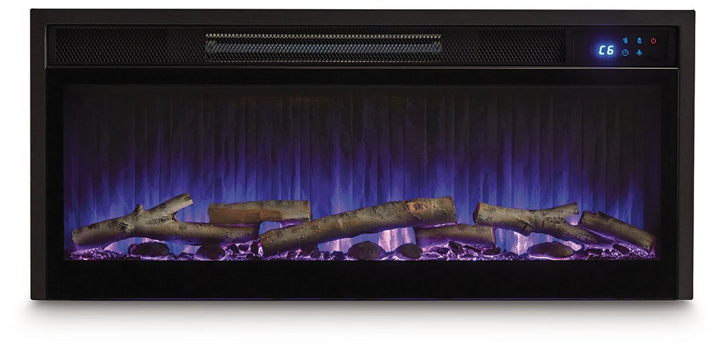 Cayboni 71 TV Stand with Electric Fireplace
