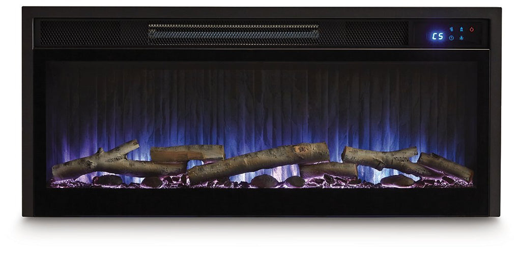 Cayboni 71 TV Stand with Electric Fireplace