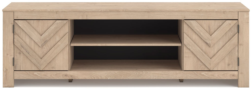 Cayboni 71 TV Stand with Electric Fireplace