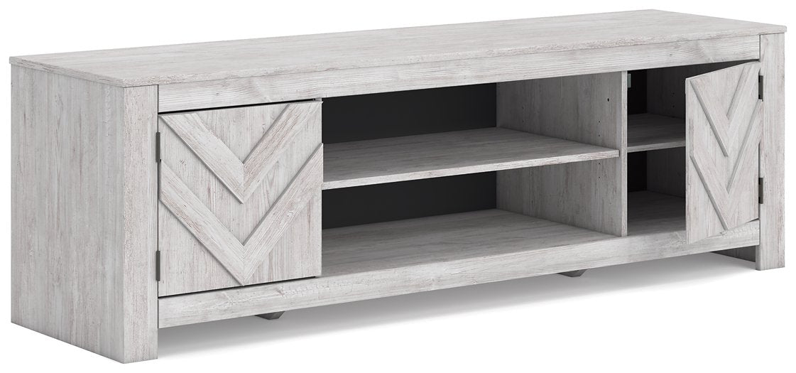 Cayboni 71 TV Stand with Electric Fireplace