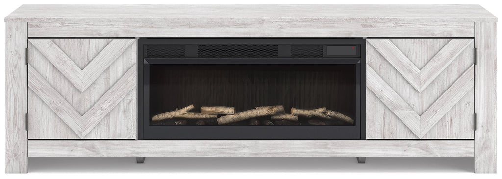 Cayboni 71 TV Stand with Electric Fireplace