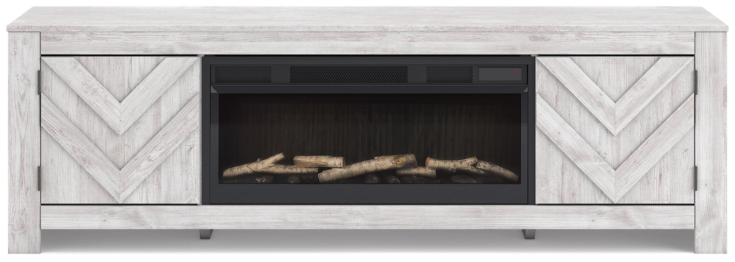 Cayboni 71 TV Stand with Electric Fireplace