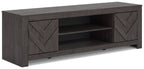 Cayboni 71 TV Stand with Electric Fireplace