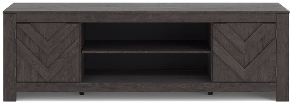 Cayboni 71 TV Stand with Electric Fireplace