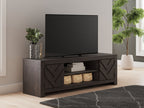 Cayboni 71 TV Stand with Electric Fireplace