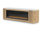 Camdill 80 TV Stand with Electric Fireplace