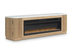Camdill 80 TV Stand with Electric Fireplace