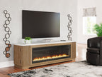 Camdill 80 TV Stand with Electric Fireplace